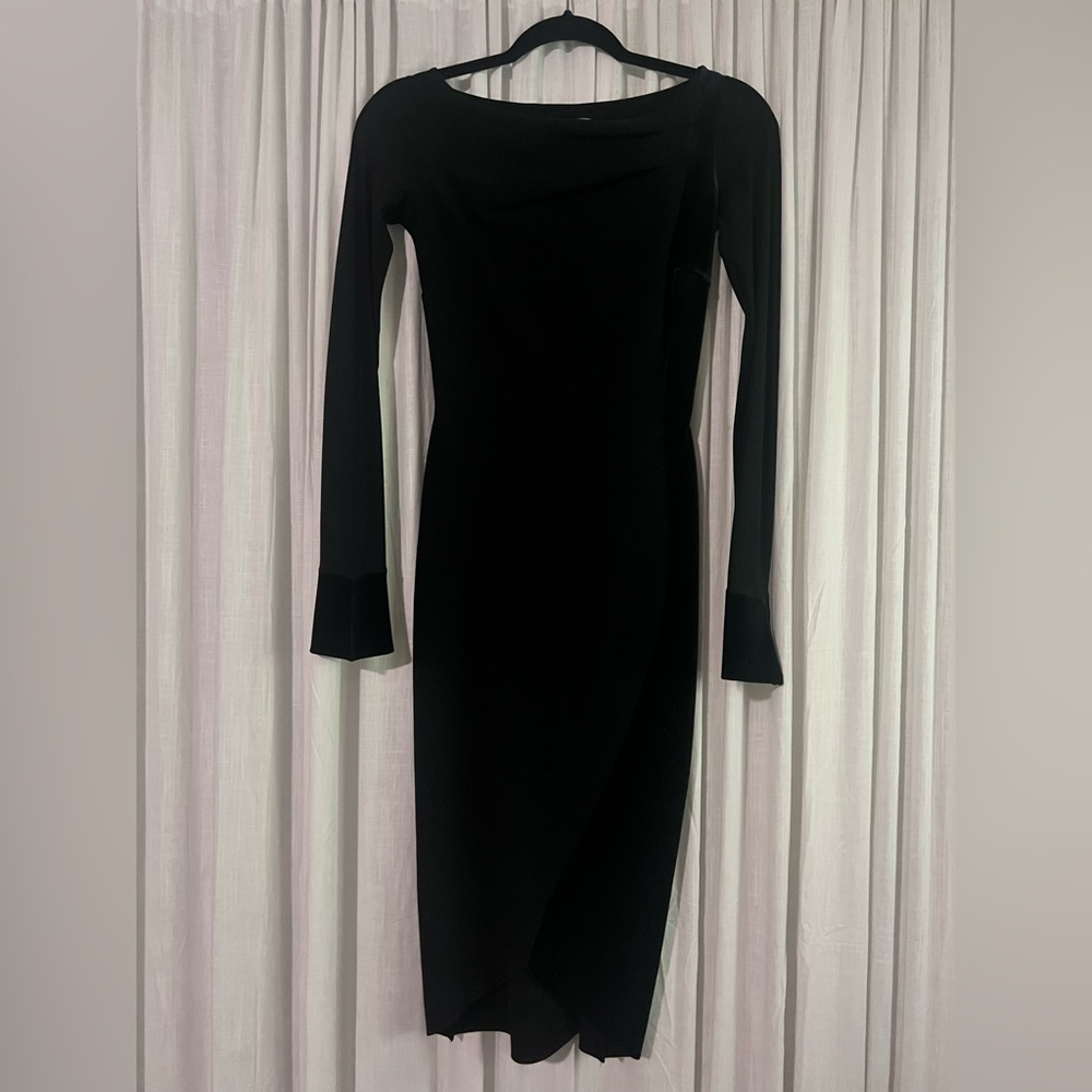 LA PETITE ROBE DI CHIARA BONI MAYSA VELVET DRESS SIZE S